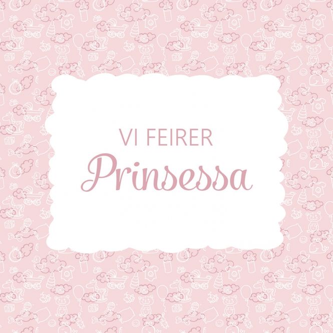 Hovedbilde Serviett Lunsj Vi feirer prinsessa 20 stk