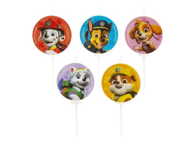 Hovedbilde Paw Patrol - Runde kakelys 5 stk