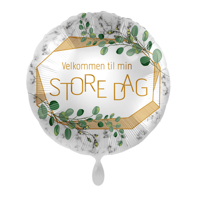 Hovedbilde Folieballong - Velkommen til min store dag, ...