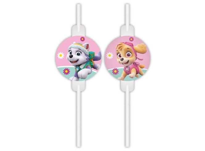 Hovedbilde Paw Patrol Skye & Everest - Papirsugerør 4 stk