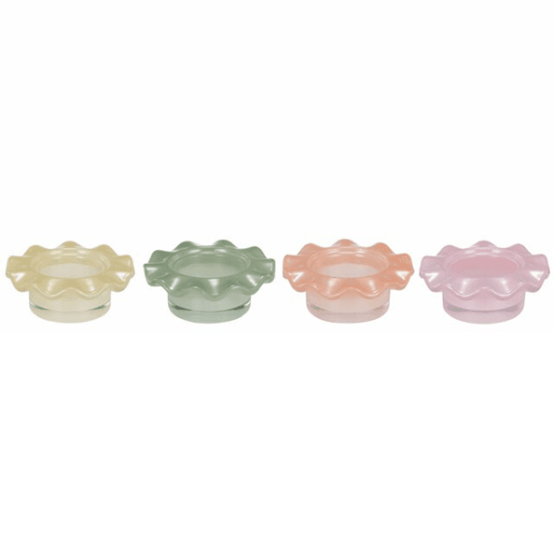 MELEA telysholder - Lemonade, Jade, Lotus & Orchid Tint