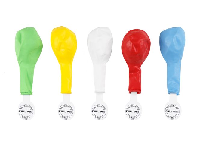 Hovedbilde LED Ballonger i farger 30 cm Mix 5 stk