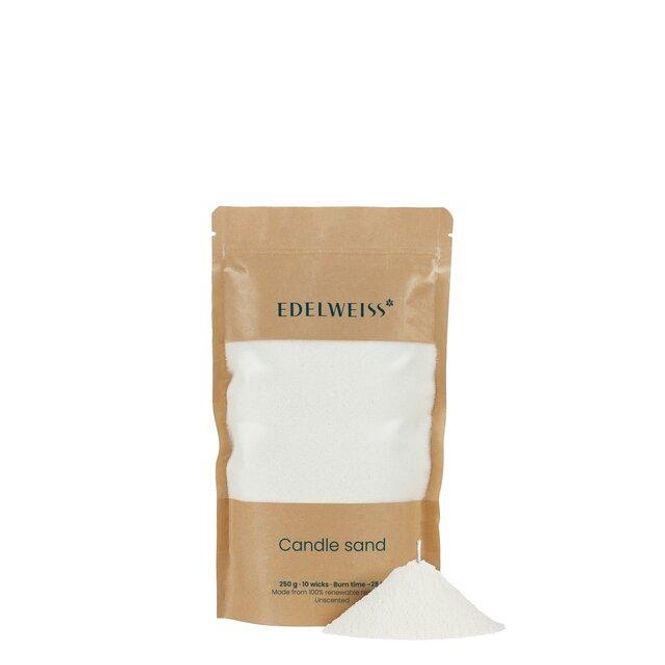 Hovedbilde Stearinlyssand 250 g med 10 veker