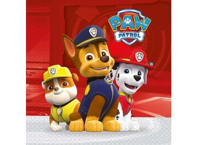 Hovedbilde Servietter Lunsj Paw Patrol 20 stk