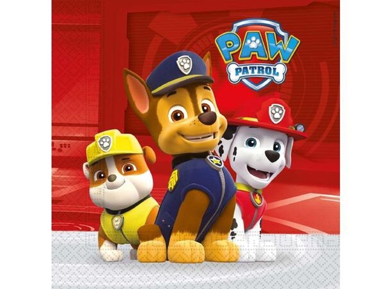 Paw Patrol Ready For Action - Tolags Lunsj Servietter 20 stk