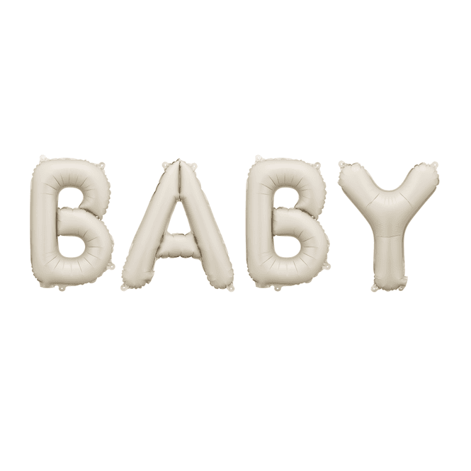 Hovedbilde Folieballong BABY Beige 140 x 43 cm