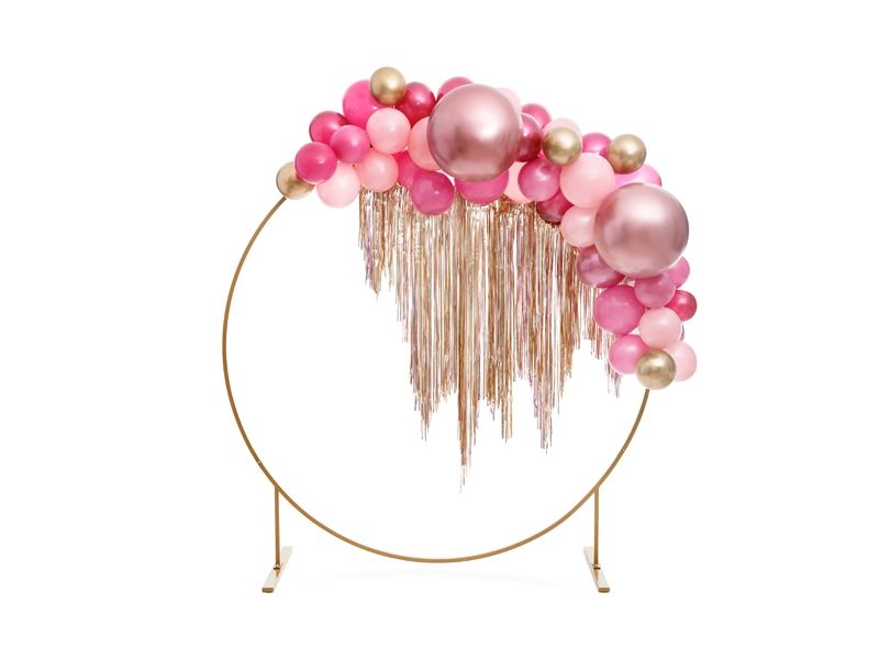 Glossy Ballong Rosegull 60 cm