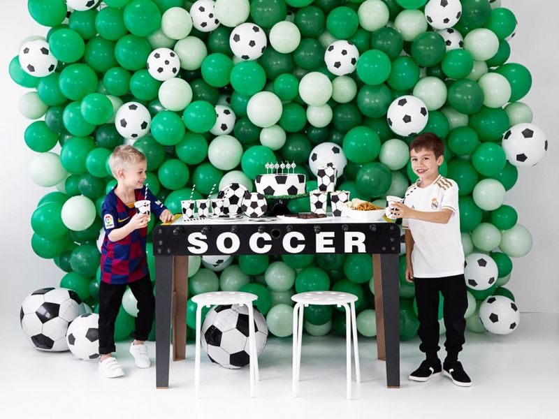 Popcornbeger Fotball 6 stk