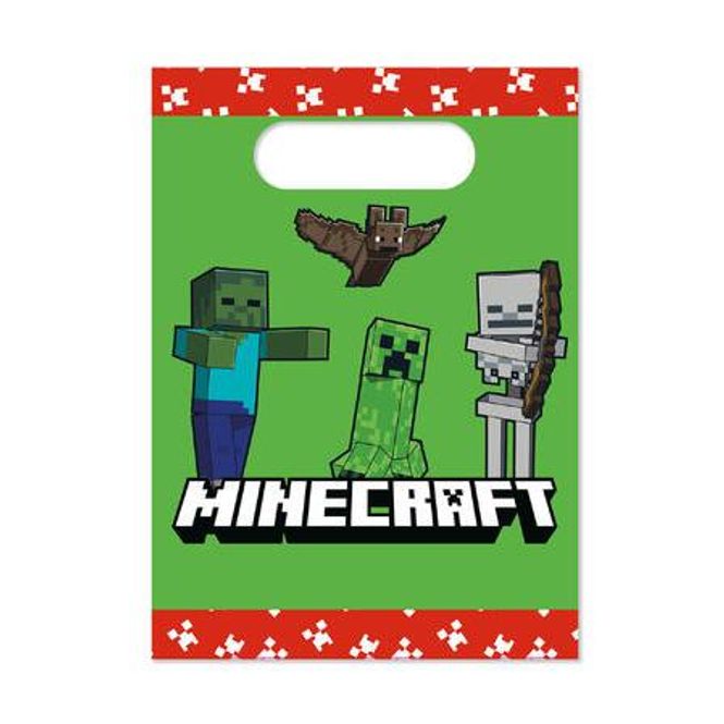 Hovedbilde Godteposer Minecraft (4 stk)