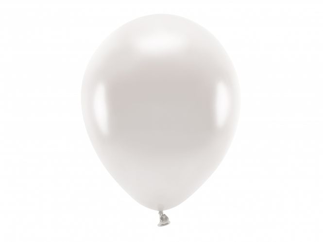 Hovedbilde ECO Ballonger 10 Stk, 30cm - Metallisk, Perle