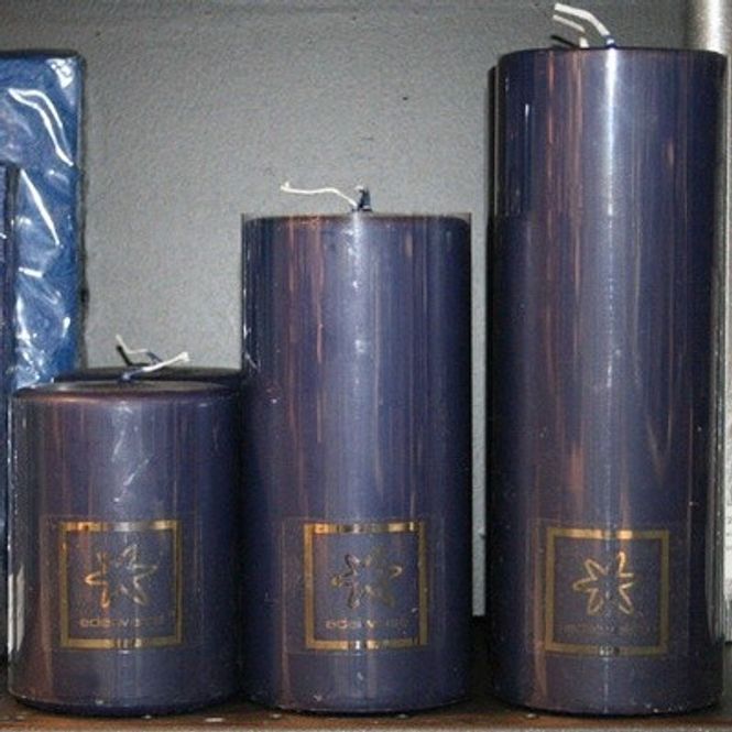 Hovedbilde Kubbelys 7x10/15cm Marine blå