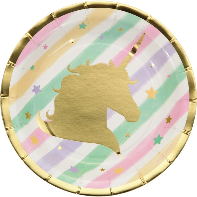 Hovedbilde Unicorn Sparkle lunsj tallerken 18 cm
