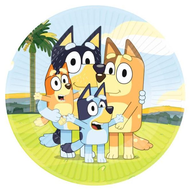 Hovedbilde Bluey Tallerkener 23 cm (8 stk)