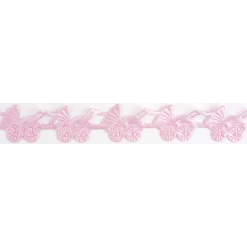 Barnevogn Rosa Bånd 10m