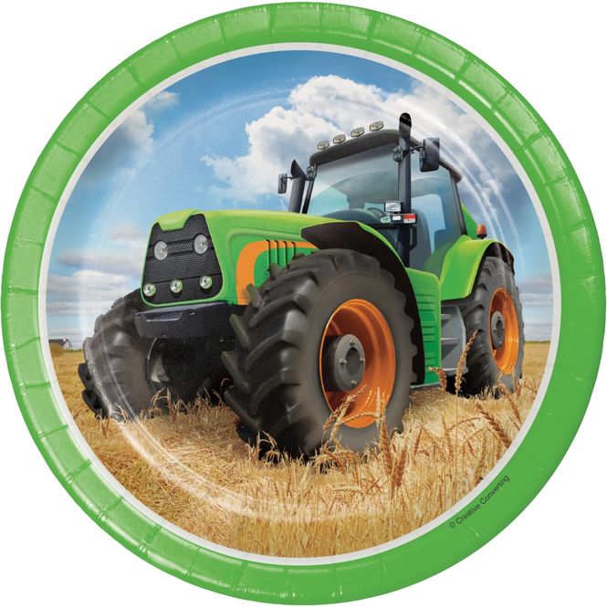 Hovedbilde Papptallerken Lunsj Traktor