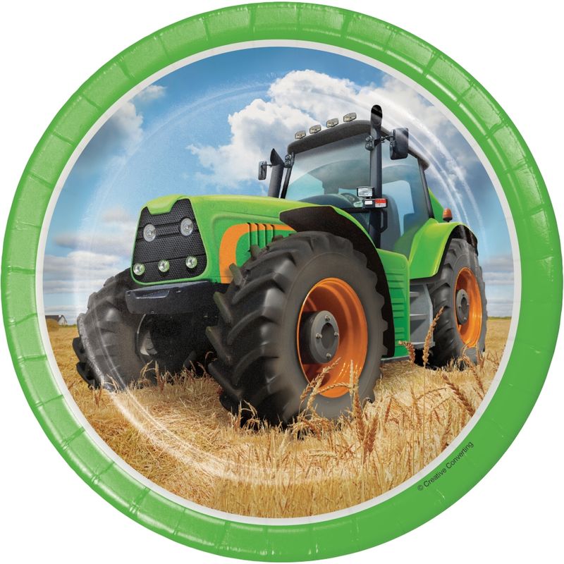 Papptallerken Lunsj Traktor