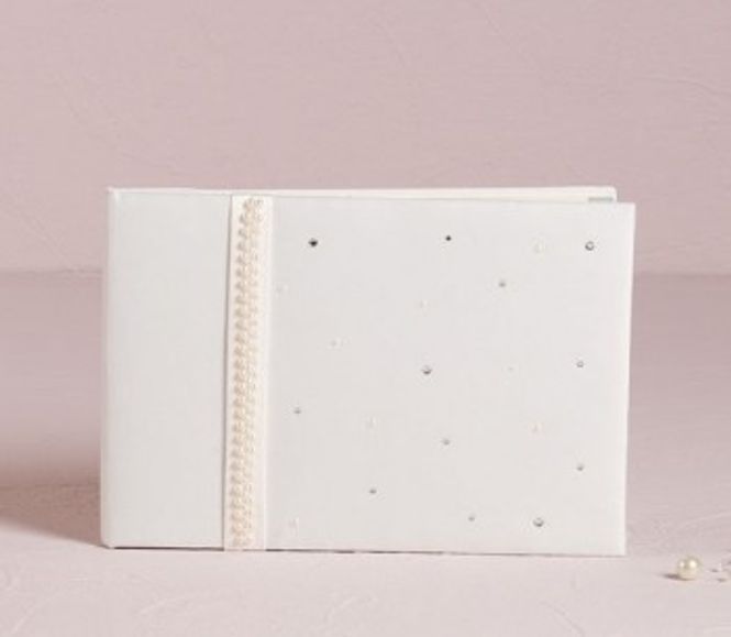 Hovedbilde Glitter Gjestebok Hvit