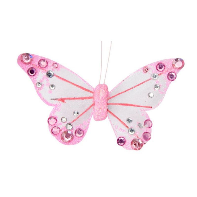 Sommerfugl Organza Rosa