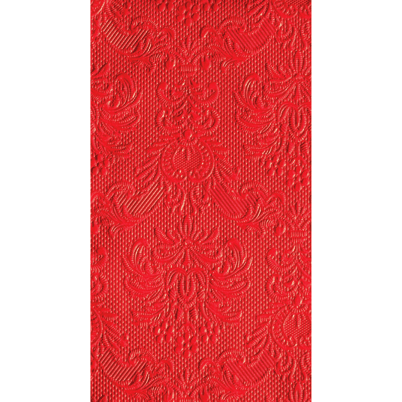 Gjesteservietter Elegance rød 33 x 40 cm