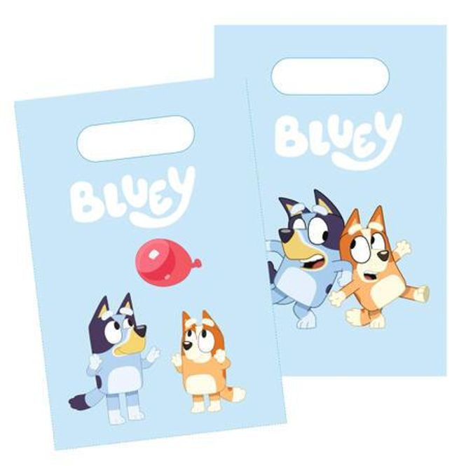 Hovedbilde Bluey  Godteposer i papir 16x24 (8 stk)
