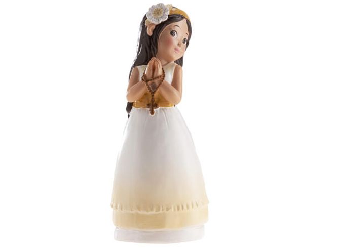 Hovedbilde Kakefigur Konfirmasjon jente, animert stil, 16 cm